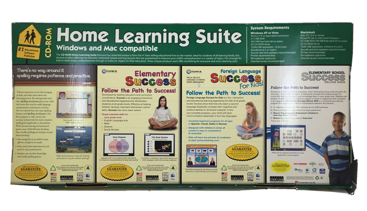Homeschooling Software Suite Elementary Success