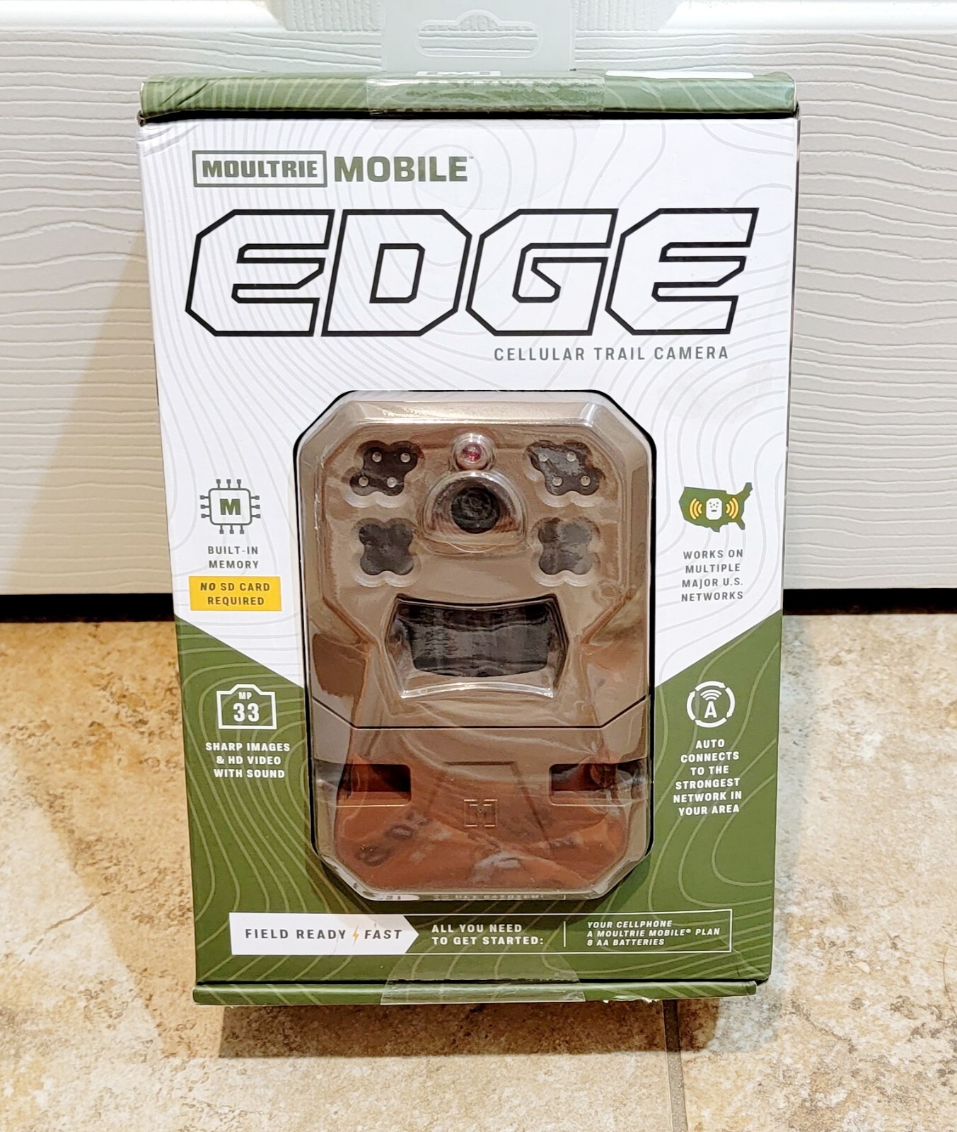 Moultrie Mobile Edge Cellular AT&T Verizon Game Trail Camera MCG-14076 SEALED