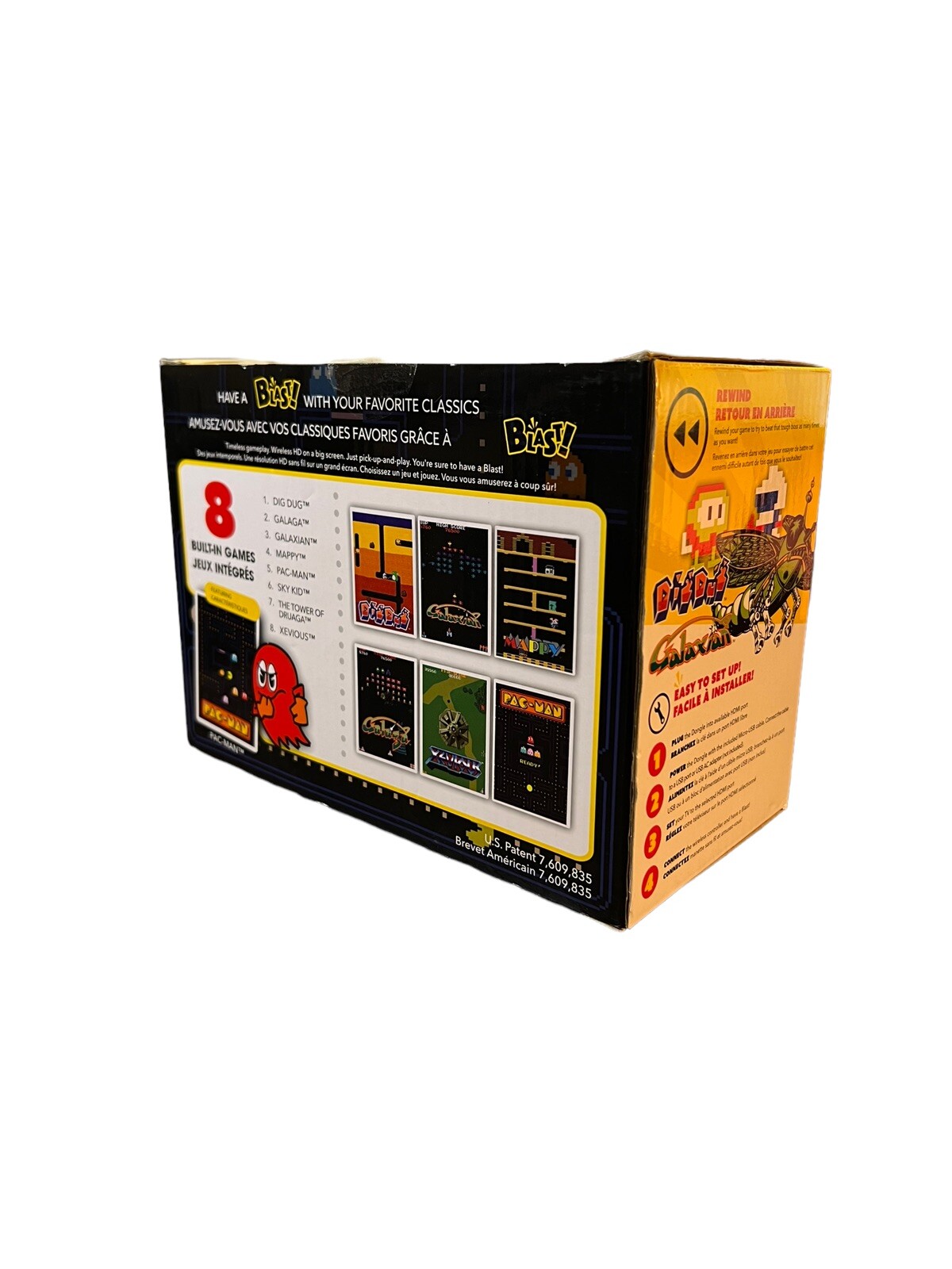 Bandai Namco Pac-Man Flashback Blast! Console, 8 Games - Complete in Box
