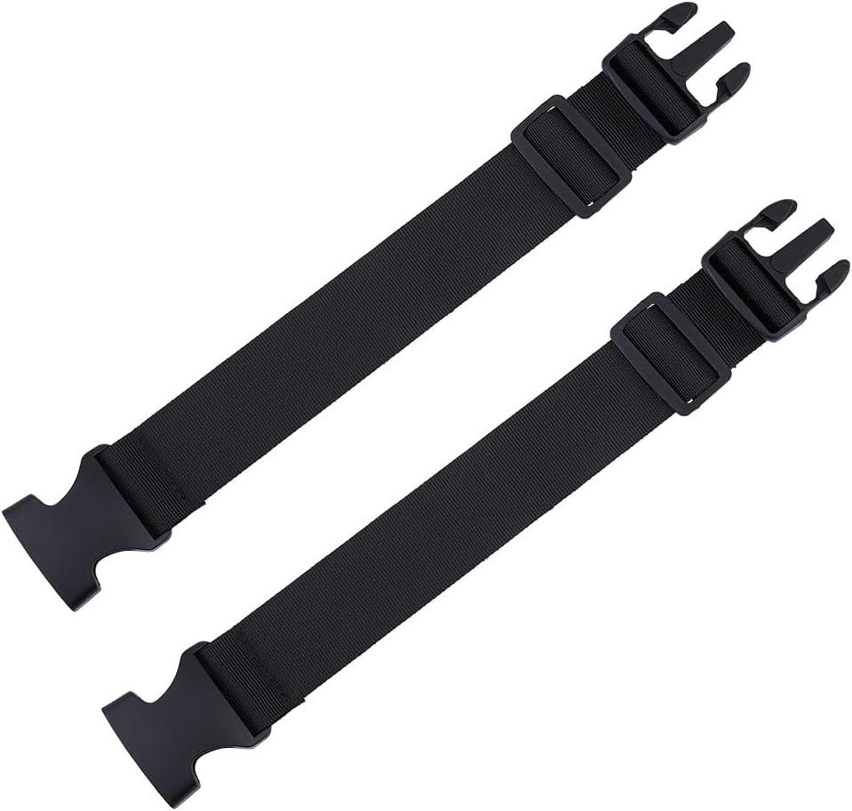 2Pcs Fanny Pack Extender 9.4"-13.4" Nylon Belt Bag Extension