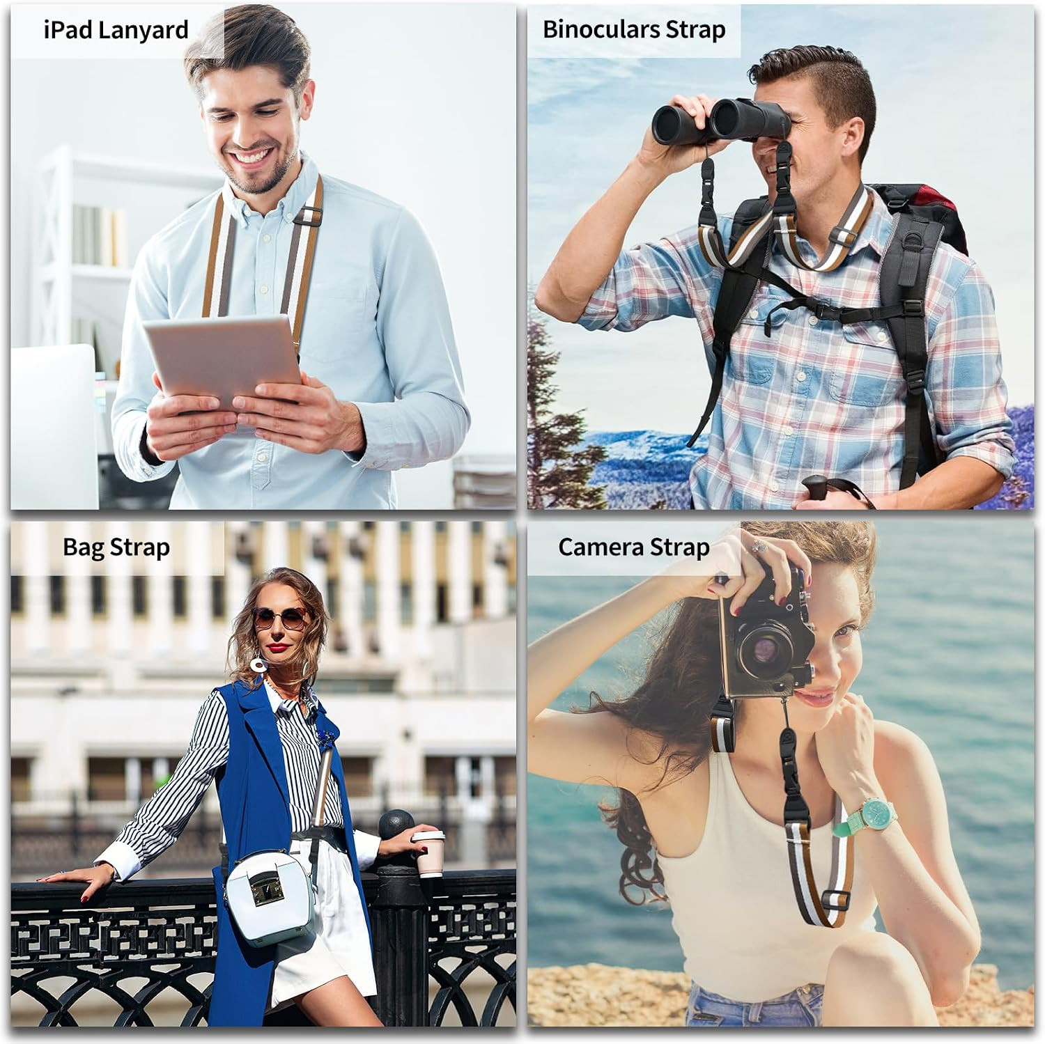 Adjustable Shoulder Strap, Comfortable for Camera Neck Lanyard Ipad Strap Ipad S