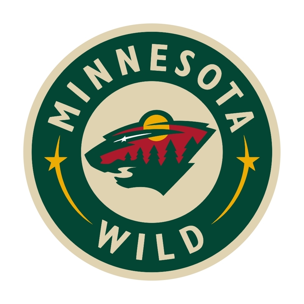 Minnesota Wild Round  Decal  / Sticker