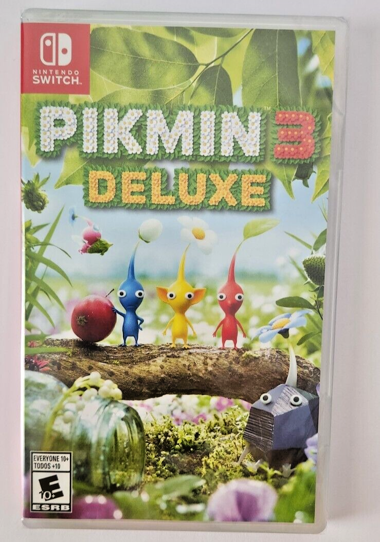 Pikmin 1+2 & 3 Deluxe & 4 Switch Brand New Game Bundle (Action/Adventure Puzzle)