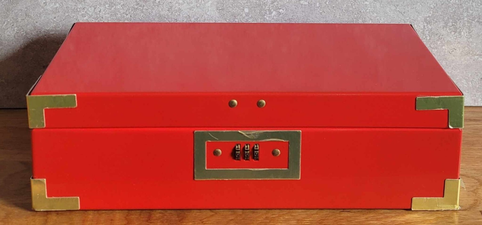 Vtg Y2K 80s 90s Combination Lock Box Secret Stash Jornal Jewlery Asian Inspired