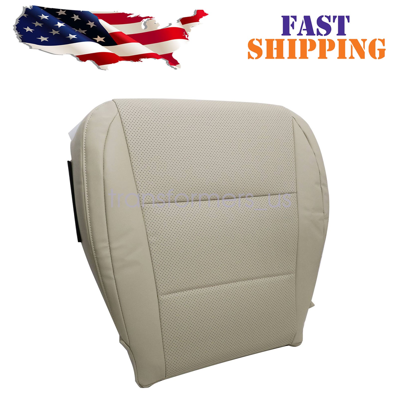 Fits 2013 2014 2015-2018 LEXUS ES350 ES300h Driver Bottom Leather Seat Cover Tan