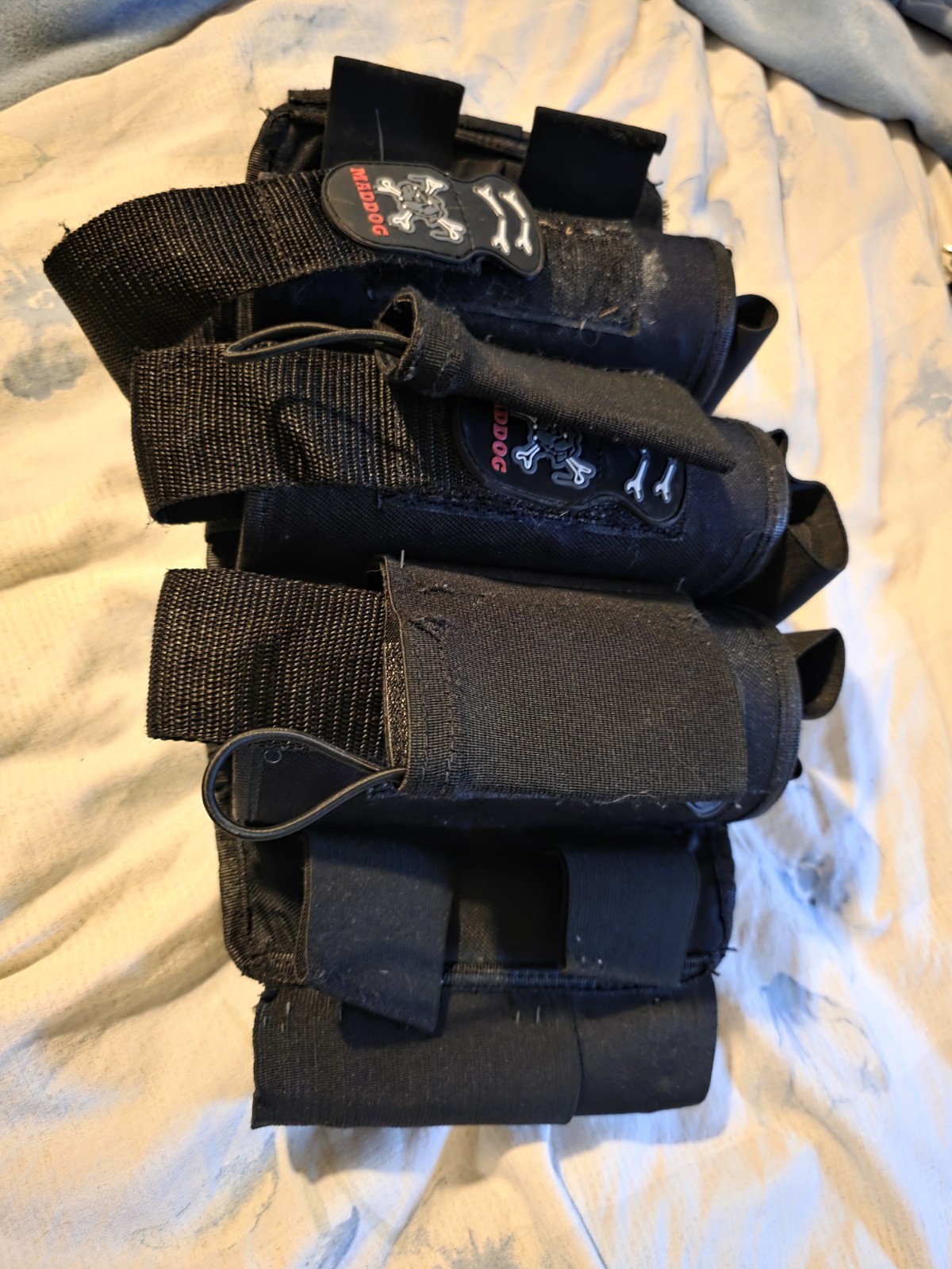 Maddog Pro 3+2 Paintball Harness Pod Pack with Paintball Pods