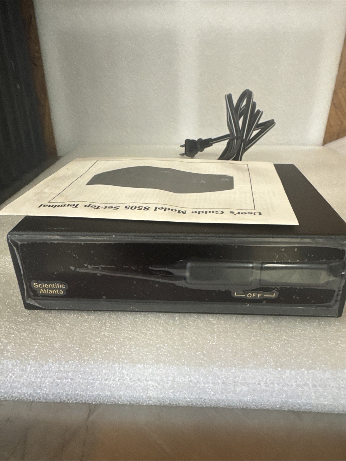 Vintage 80's Scientific Atlanta Cable TV Box 8500 Series 8511300 NOS- No Box  1