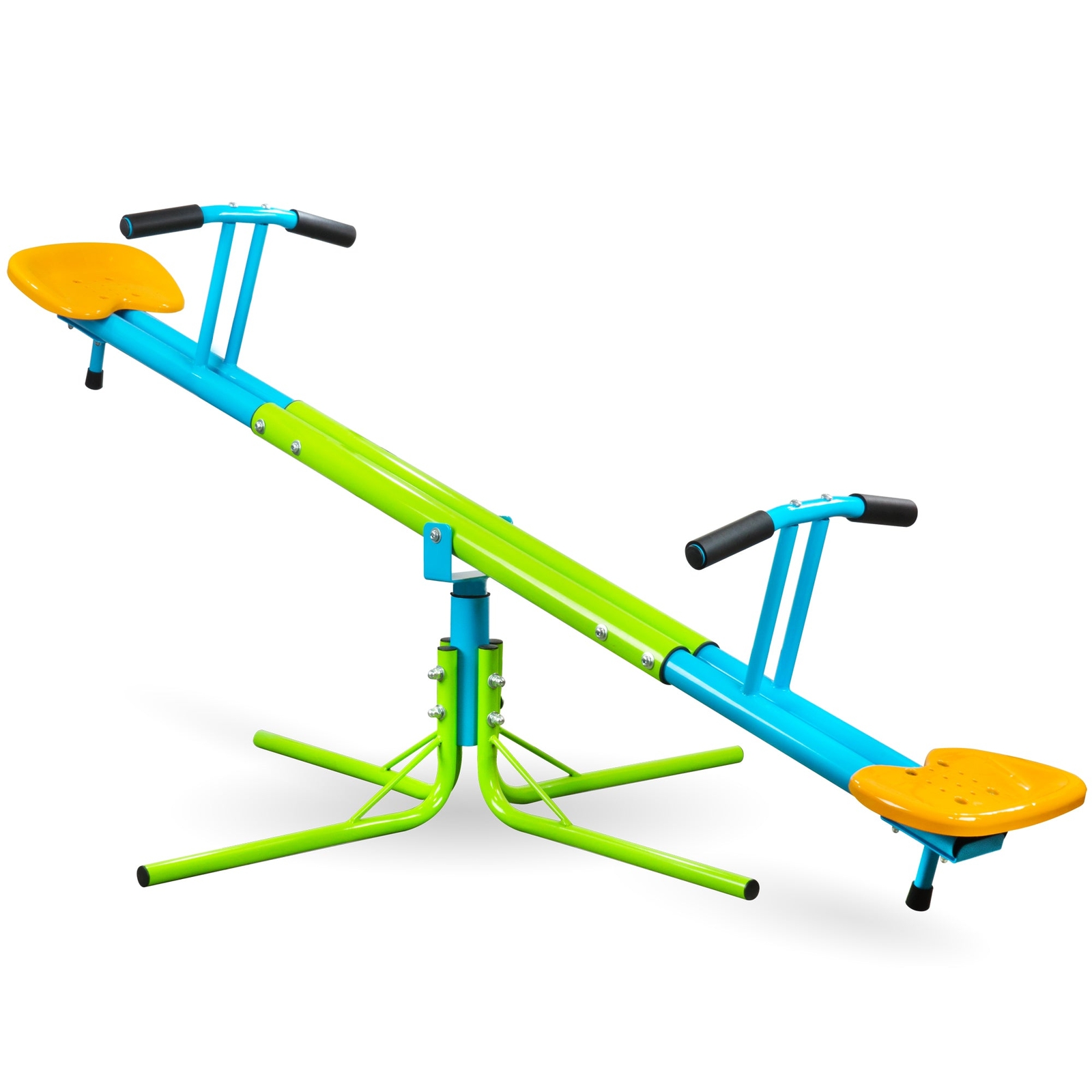 Toddler Island 360-Degree Heavy Duty Kids Swivel Seesaw, 175lb Weight Limit