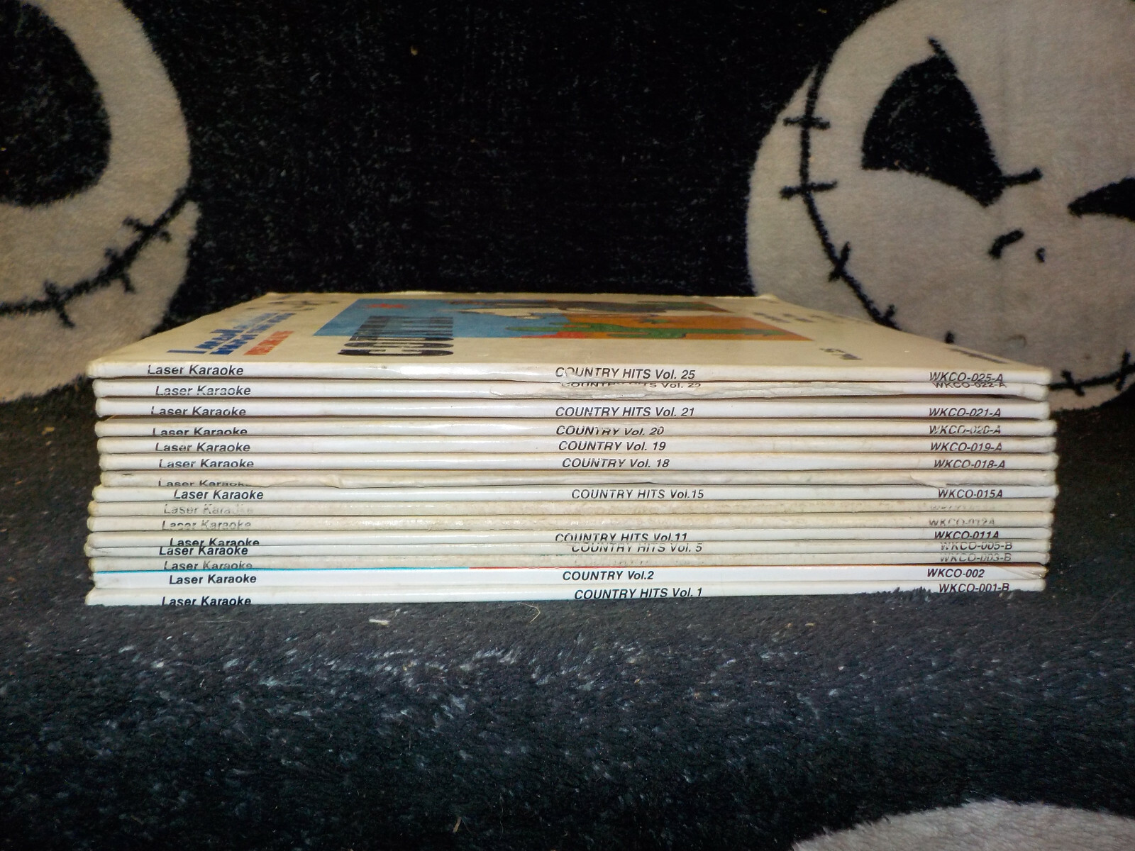 Laser Karaoke Country Hits Lot of 15 Laserdisc LD John Denver Free Shipping