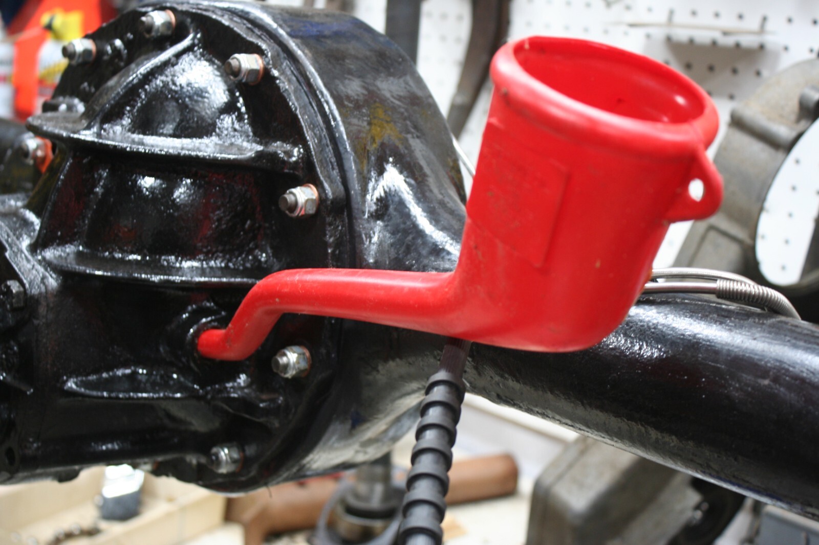 Automotiv Car Motorcycle Boat REAR END  Funnel Oil Water Gas Fuel Spout SPECIAL