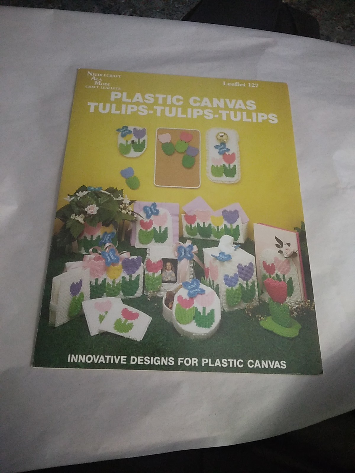 Tulips Tulips Tulips Plastic Canvas Pattern Booklet 127 Flowers Butterfly