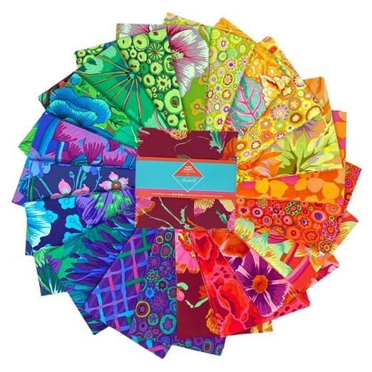 Kaffe Fassett Collective Classics Plus Spectrum Charm Pack 42 5-inch Squares
