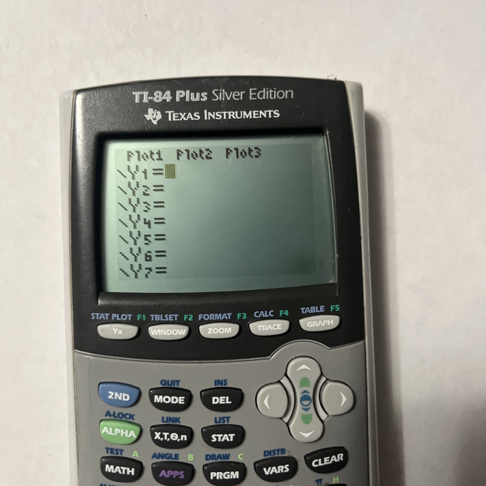 Texas Instruments TI-84 Plus Silver Edition Graphing Calculator Gray
