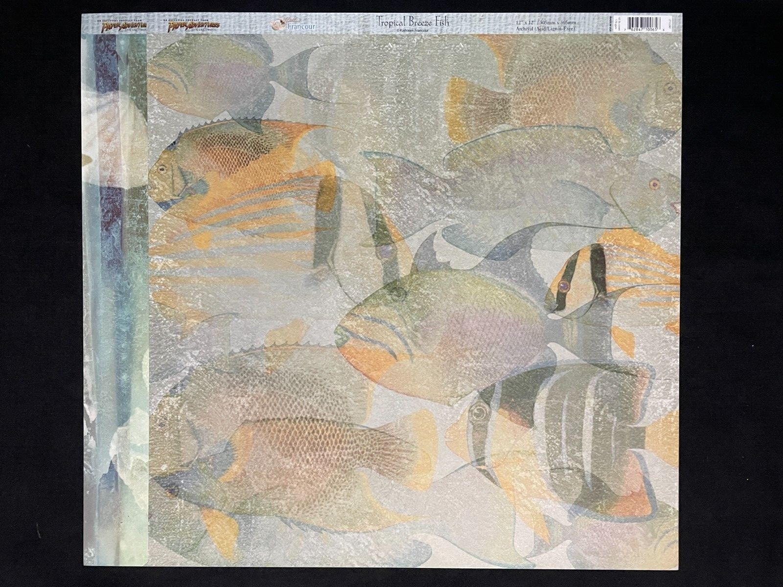 PAPER ADVENTURES "TROPICAL BREEZE" 12X12 SS HEAVY PAPERS