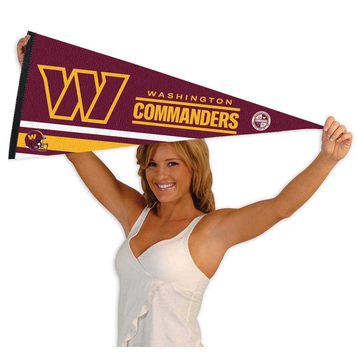 Washington Commanders 12x30 Pennant Flag