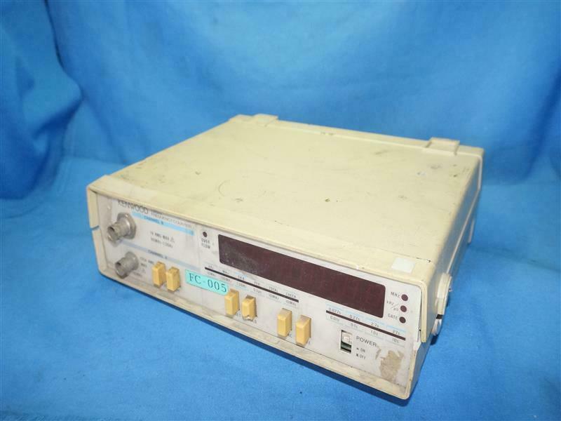 Kenwood FC-758 FC758 1.3GHz Frequency Counter w/ Scratches and Breakages AS IS