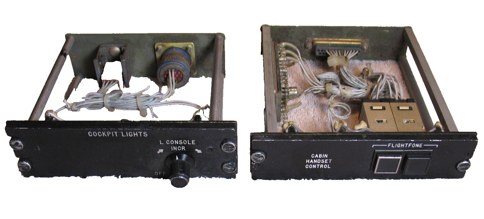 2 Gulfstream Cockpit Control Panels