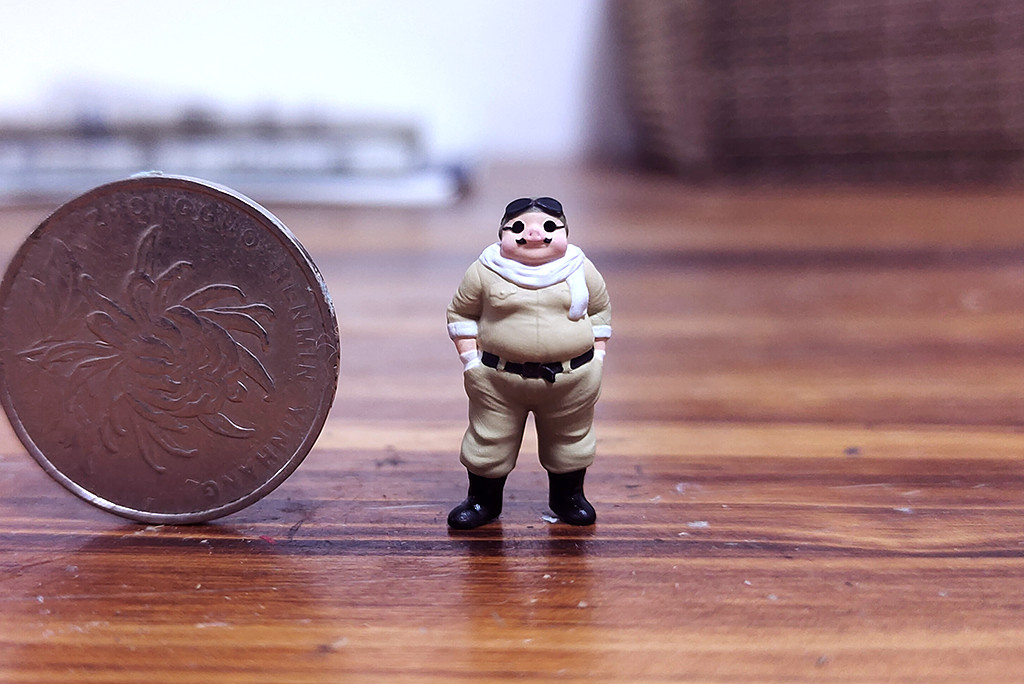 3D Print 1/64 1/43 figure 红の豚 Porco Hot japan anime fit 1:64 car street