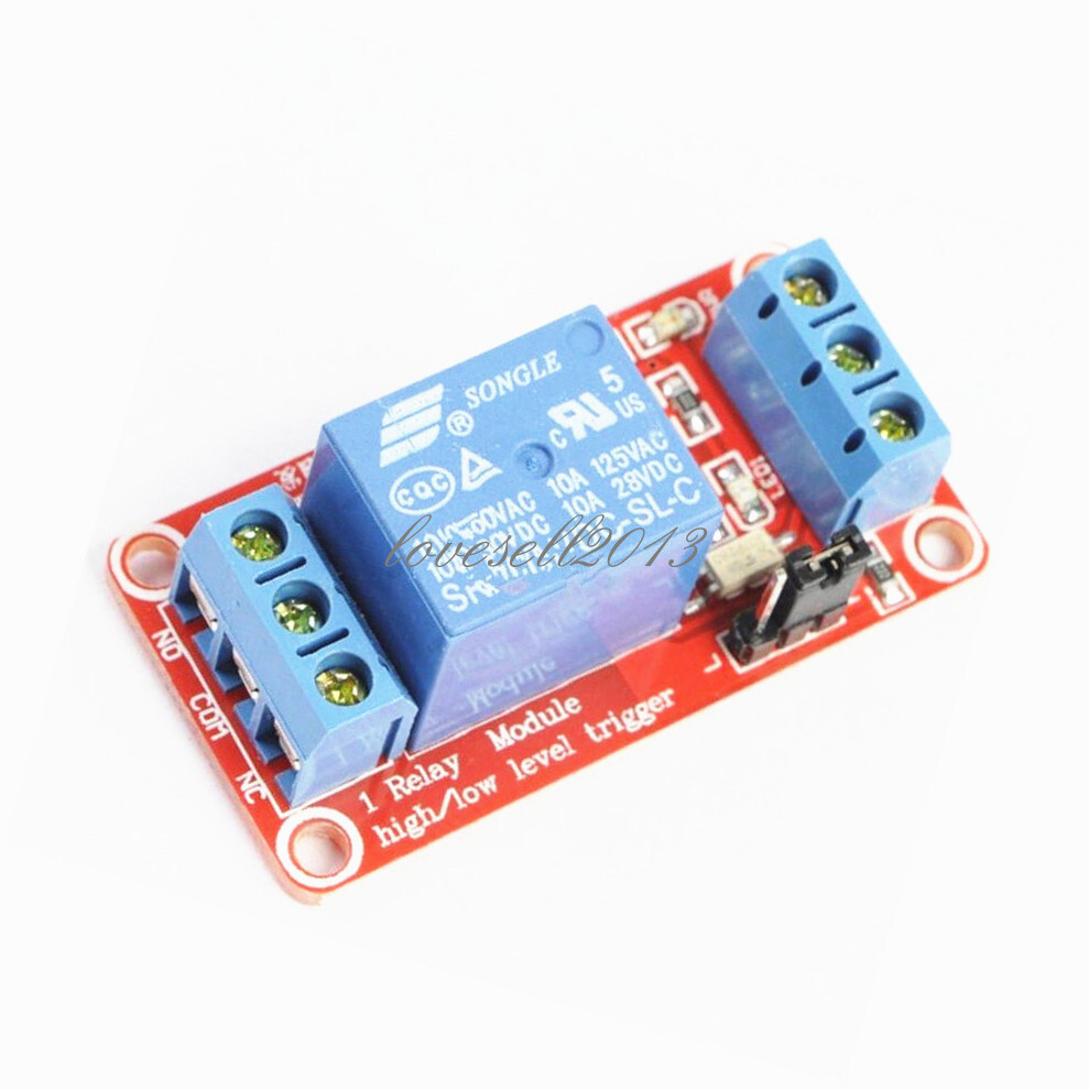 12V 1 Channel Module With Optocoupler Isolation High and Low Level Trigger Relay