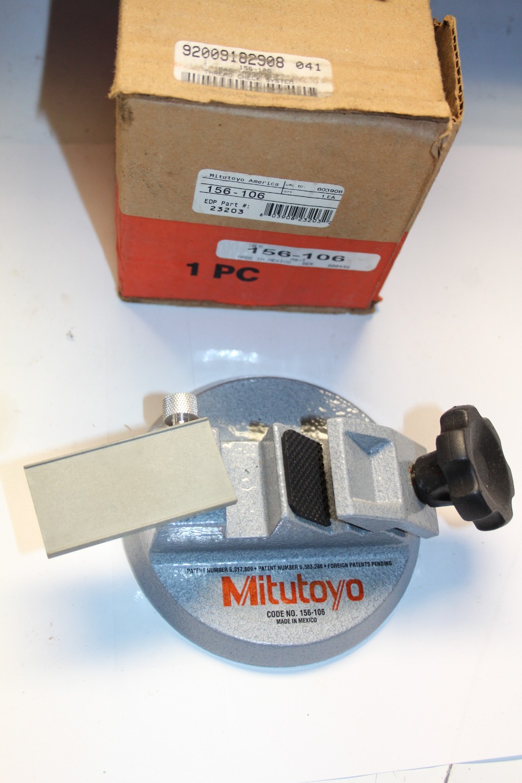Mitutoyo 156-106 Micrometer Stand Fixed Angle EDP PART#:23203