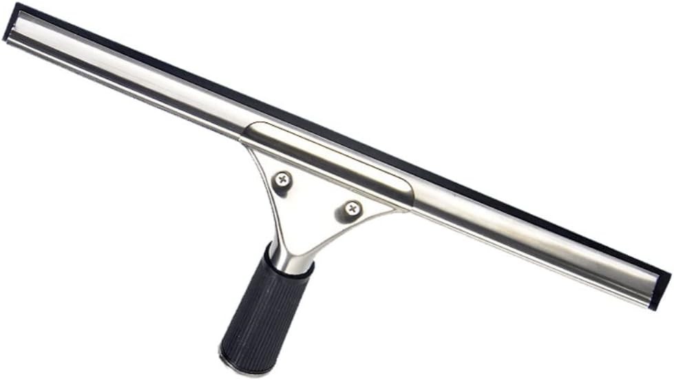45cm 18in Grip Glass Squeegee Window Cleaning,Stainless Steel All Purpose