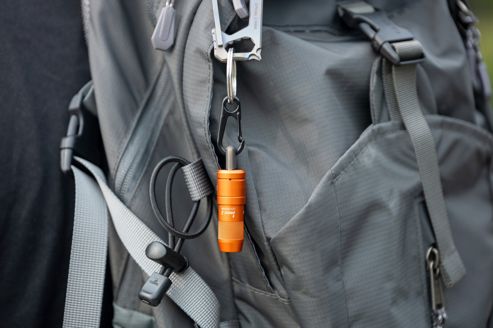 Olight imini 2 Orange Rechargeable Mini Keychain Flashlight, 50 Lumens