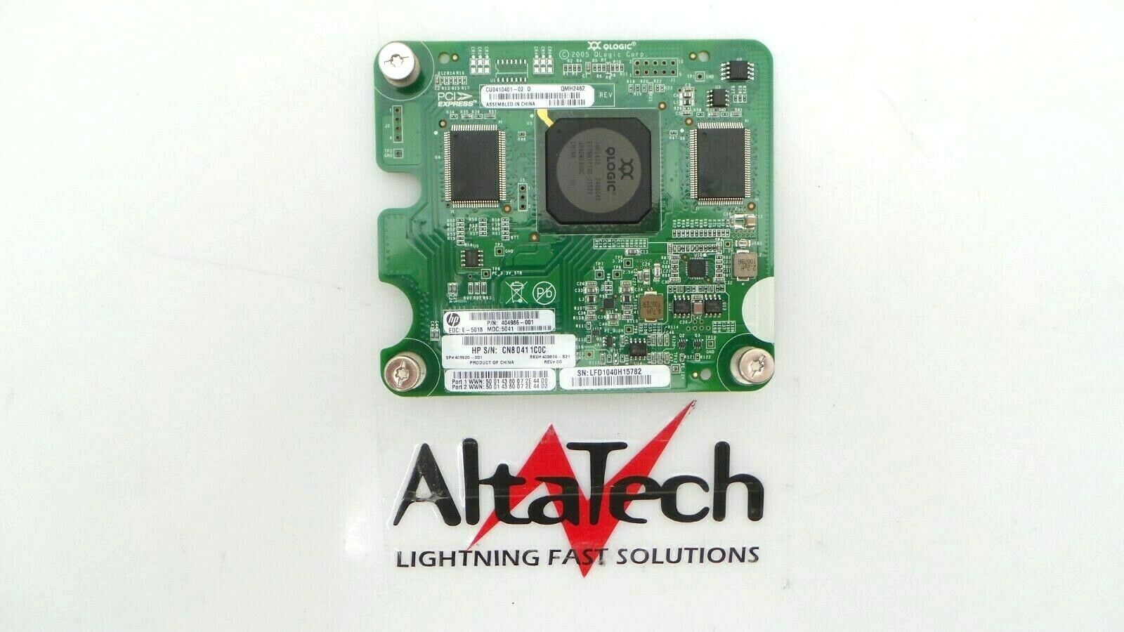 HP 404986-001 QLogic QMH2462 4GB FC Fibre Channel HBA Host Bus Adapter - Tested