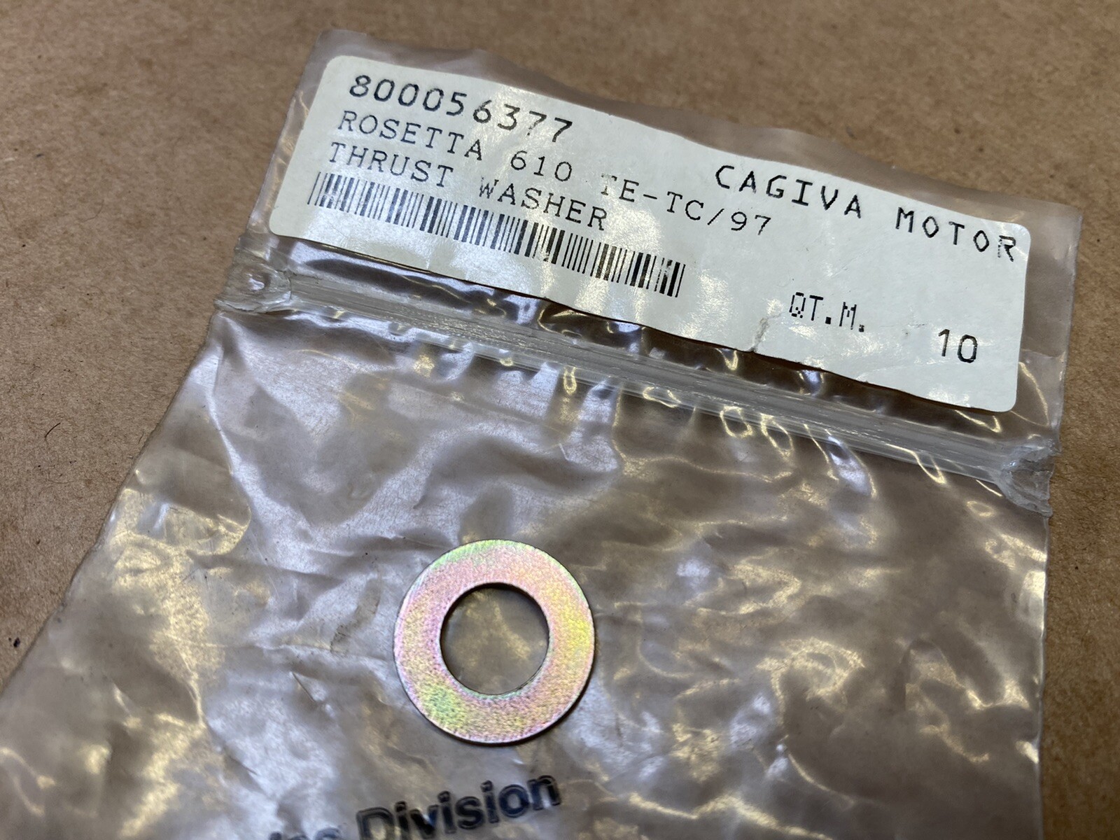 NOS Husqvarna 11-13 WR250 WR300 HTS Thrust Washer 16x8.3x1 800056377