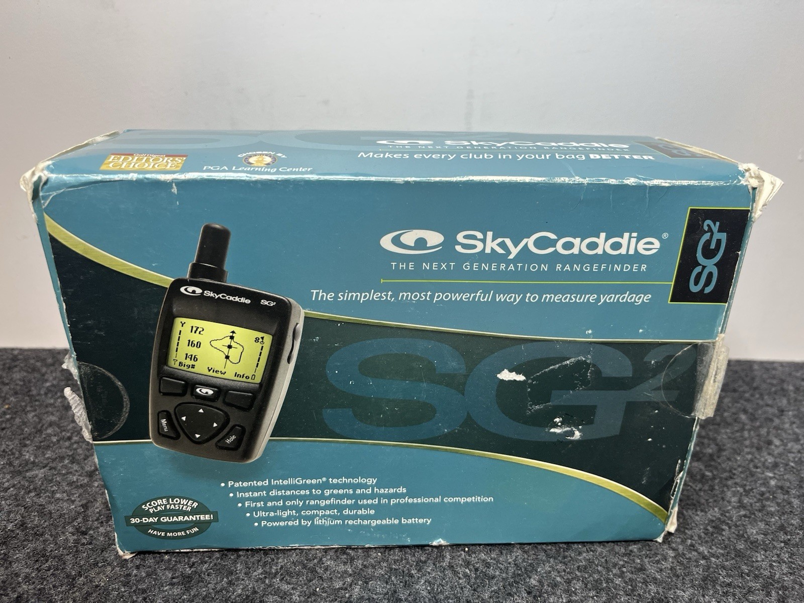 SkyCaddie SG2 GPS Golf Rangefinder Complete w Box Manuals & Accessories