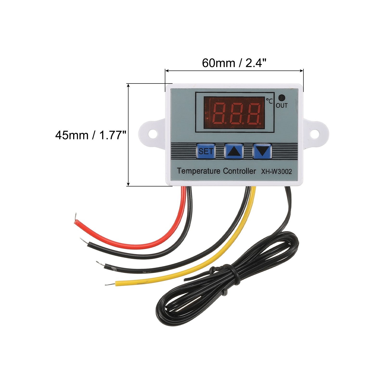 2 Pack XH-W3002 10A DC 12V Digital LED Temperature Controller