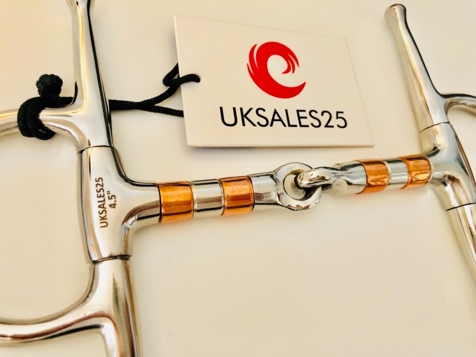 Full Cheek Copper Roller Jointed Snaffle Bit (UKSALES25®) *SAME DAY DISPATCH*