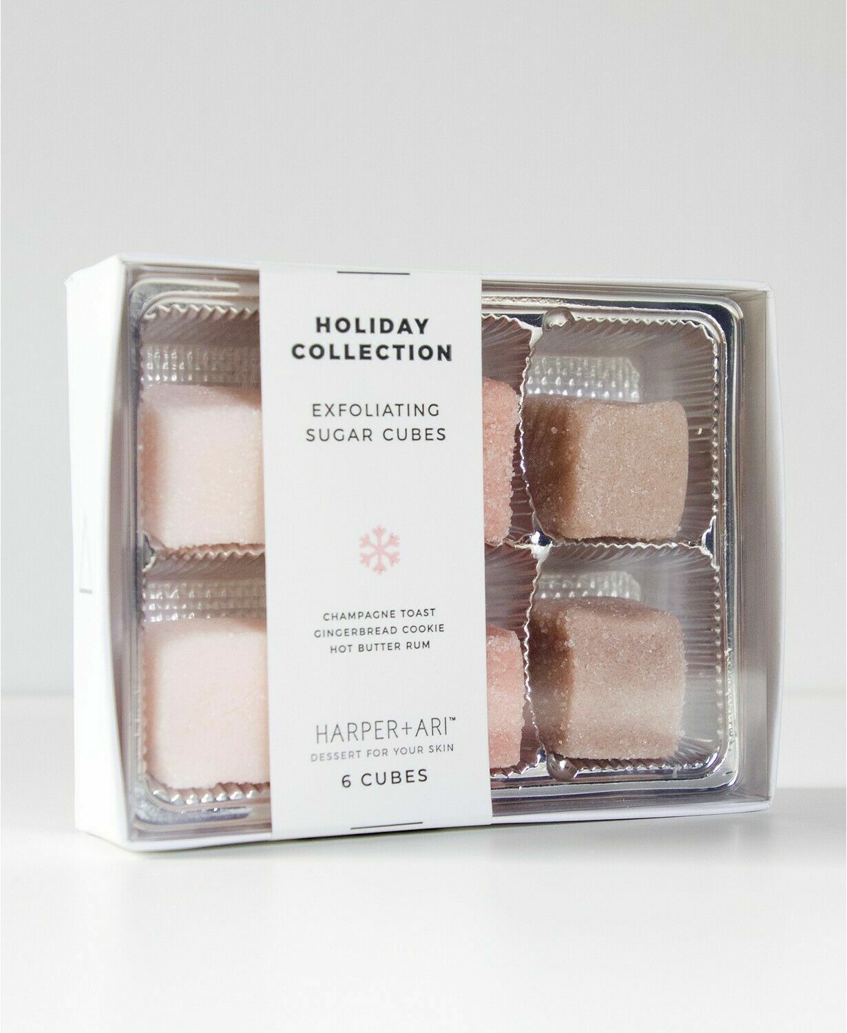 HARPER + ARI Exfoliating sugar cubes -6 pieces - HOLIDAY COLLECTION NEW