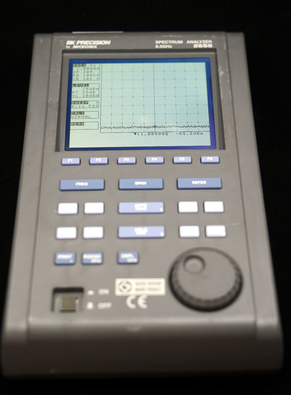 BK Precision 2658 Handheld 8.5 GHz Spectrum Analyzer
