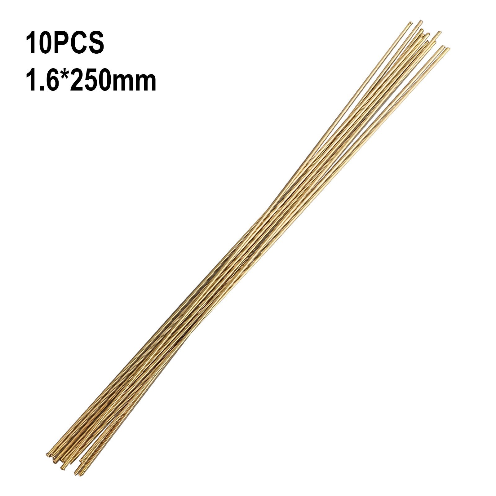 10pcs 1.6*250mm Low Temperature Brass Welding-Rods For Repair Brazing Soldering