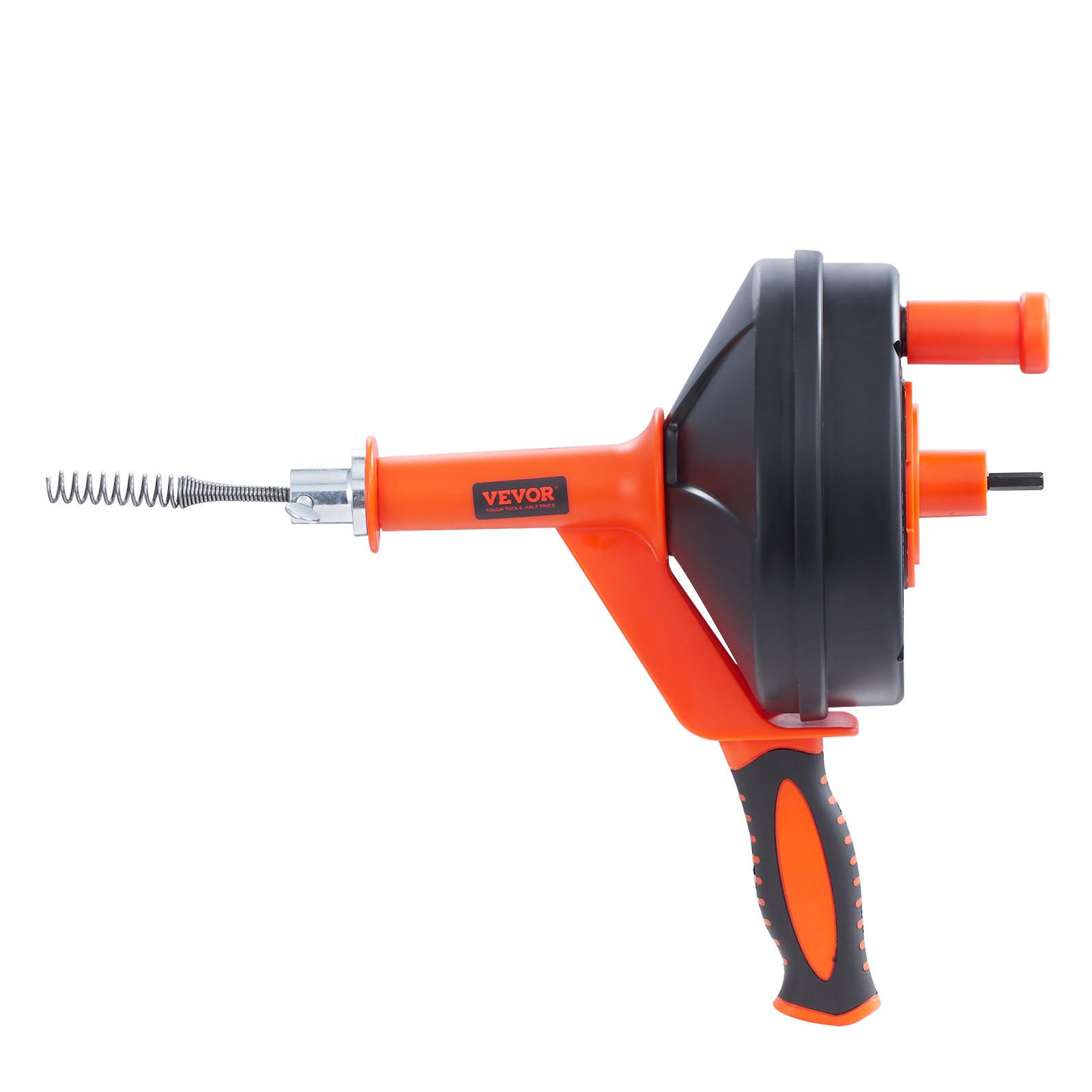 VEVOR Drain Auger 25Ft, Plumbing Snake with Drill Attachment, Plumbers Snake Dra