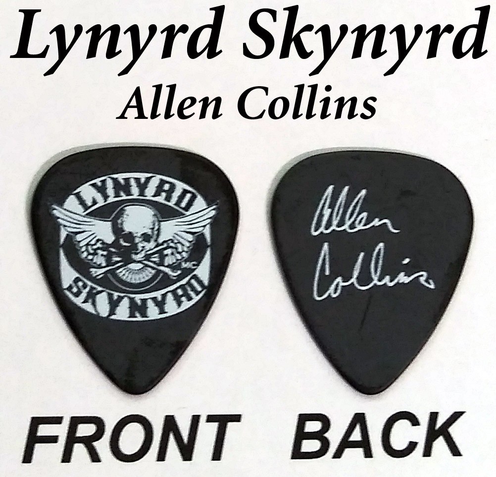1 Lynyrd Skynyrd classic Rock Allen C signature guitar pick  (BG-6275)