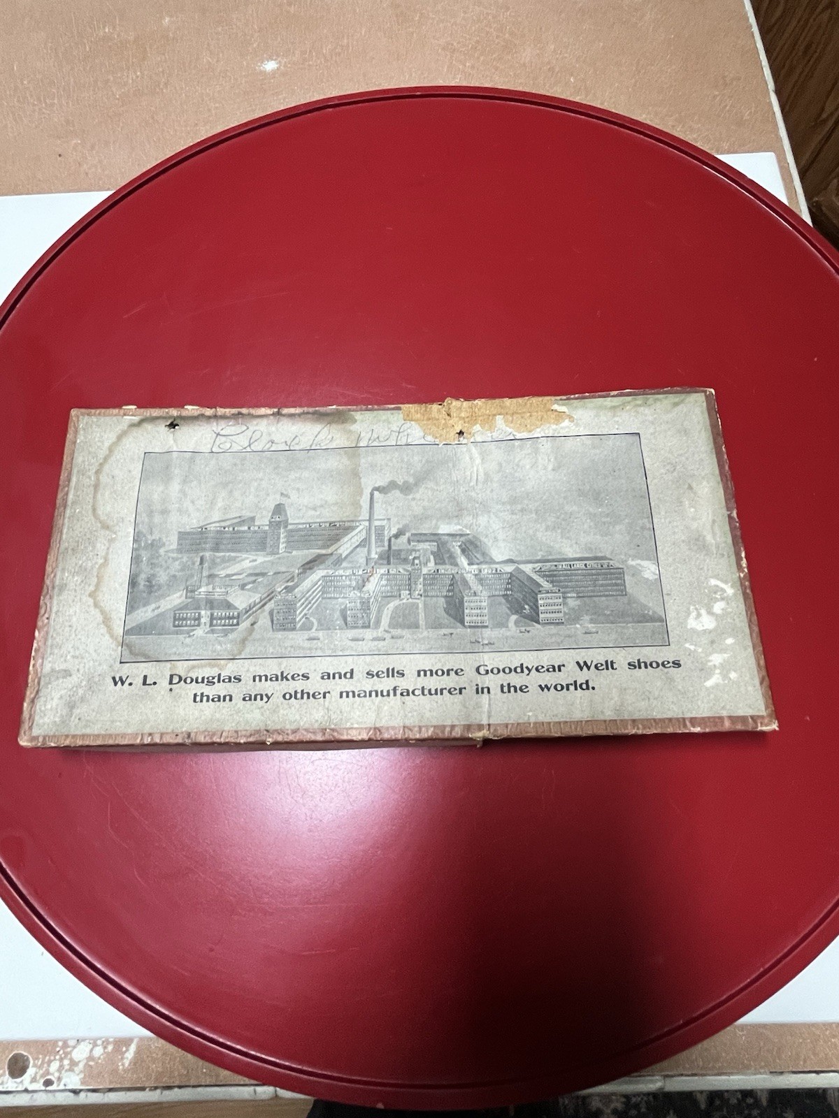 W.L.Douglas Shoe Company Goodyear Welt  Shoes Box Cover Only