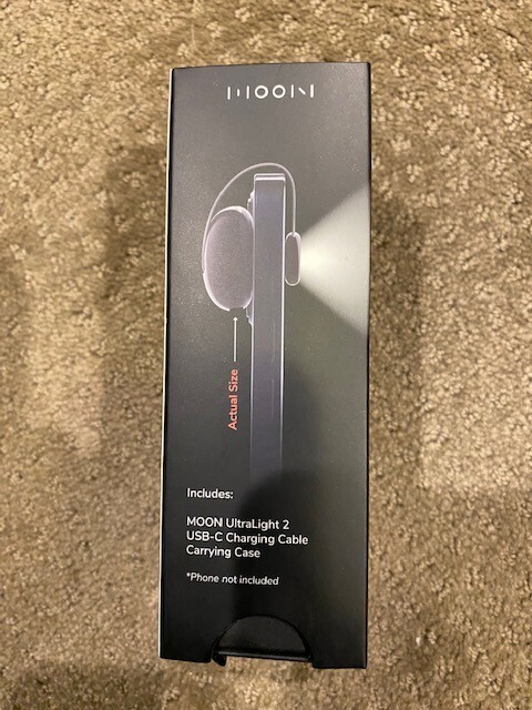 Black Moon Ultralight 2 - Phone Selfie Light with Touch Controls