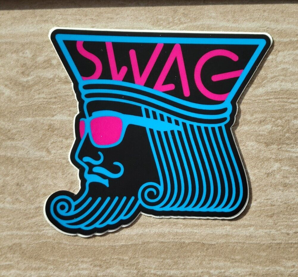 Swag Golf ~ Sticker ~ Neon King of Swag ~ FREE SHIPPING