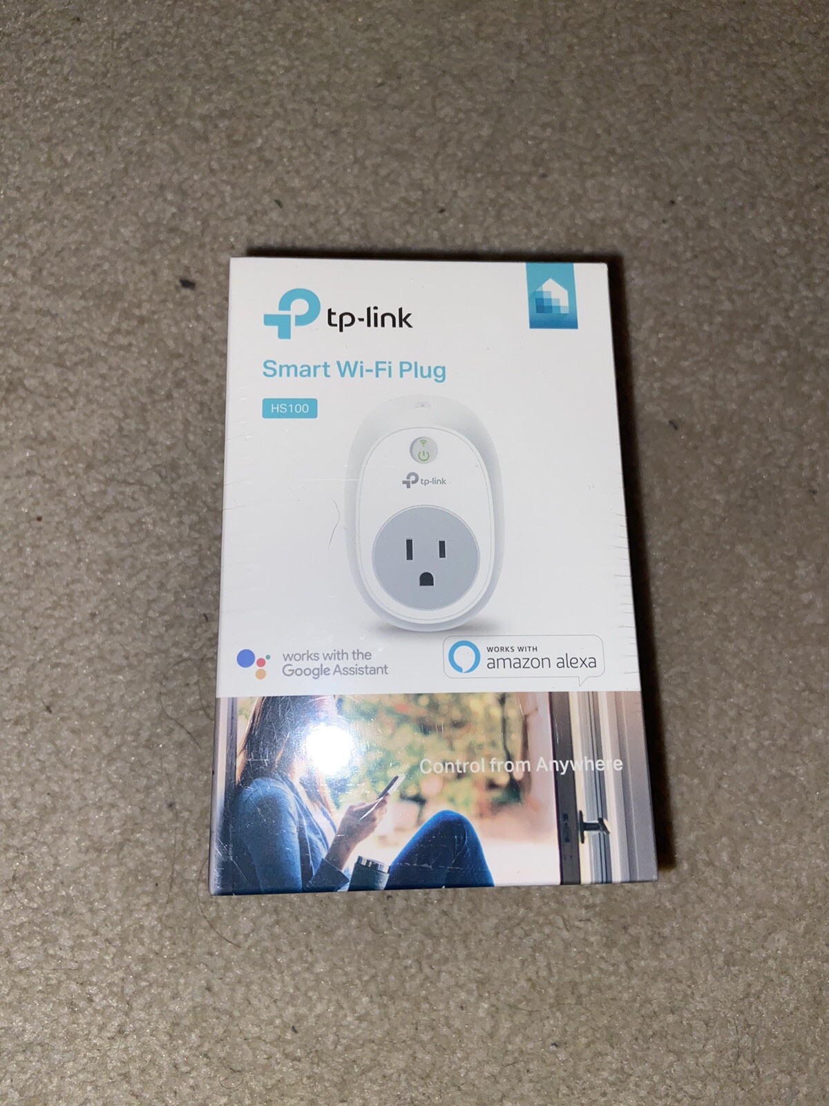 TP-LINK HS 100 SMART Wi-Fi PLUG - IT WORKS WITH ALEXA