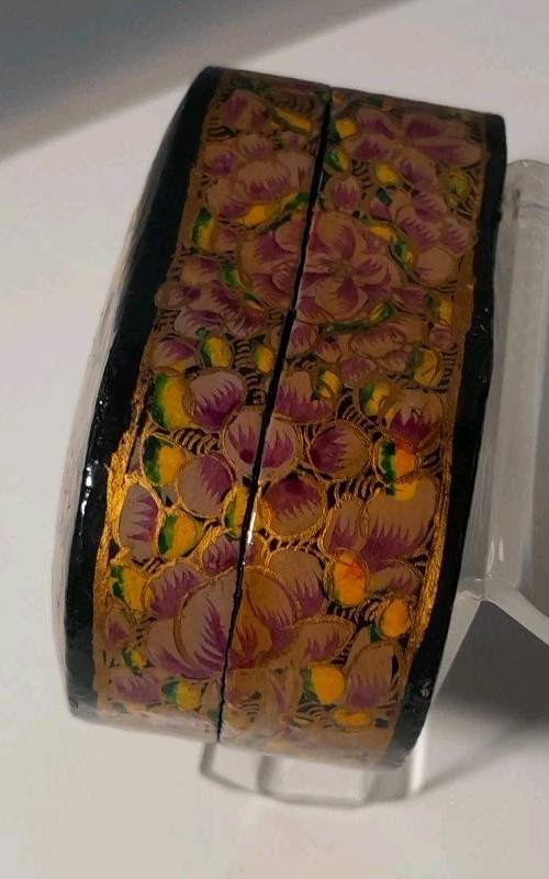 Paper Mache Heart Trinket Box
