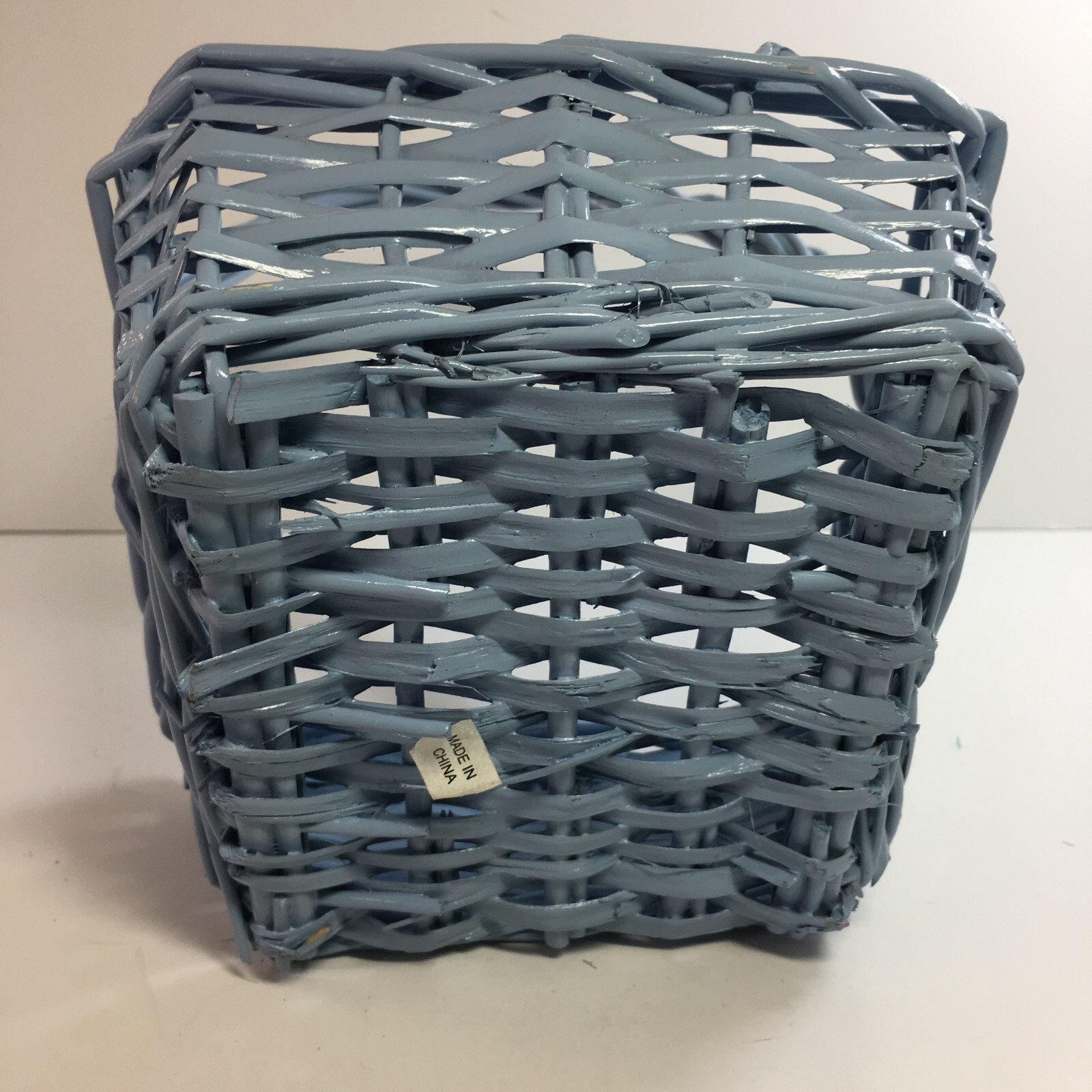 Basket - EASTER Basket - Square Blue 9.5 x 7.5 in Square