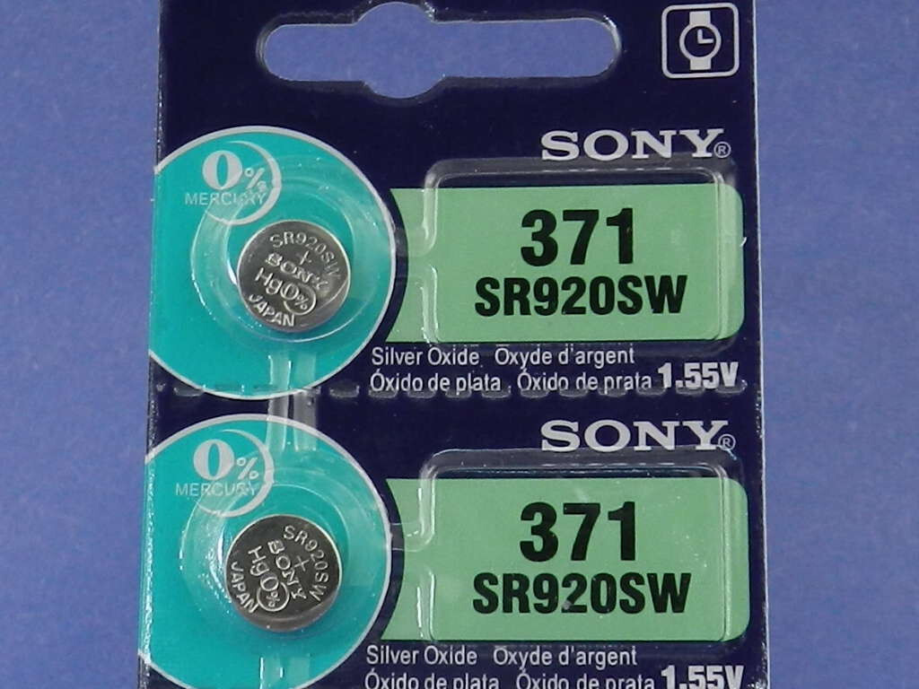 Sony 371  SR920SW  Watch Battery  2Pcs