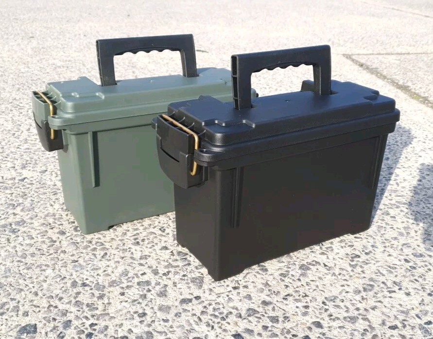 Brand New Lockable Plastic Lightweight 30 cal Army Ammunition Ammo Storage Box