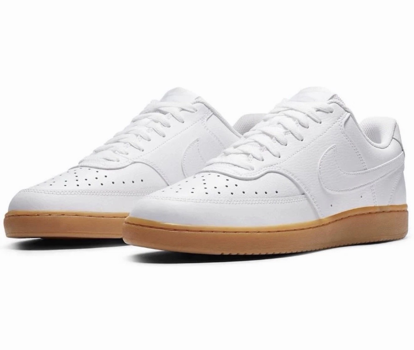 NEW Nike Court Vision Lo White Gum Tennis Shoes CD5463-105 Men’s Sizes
