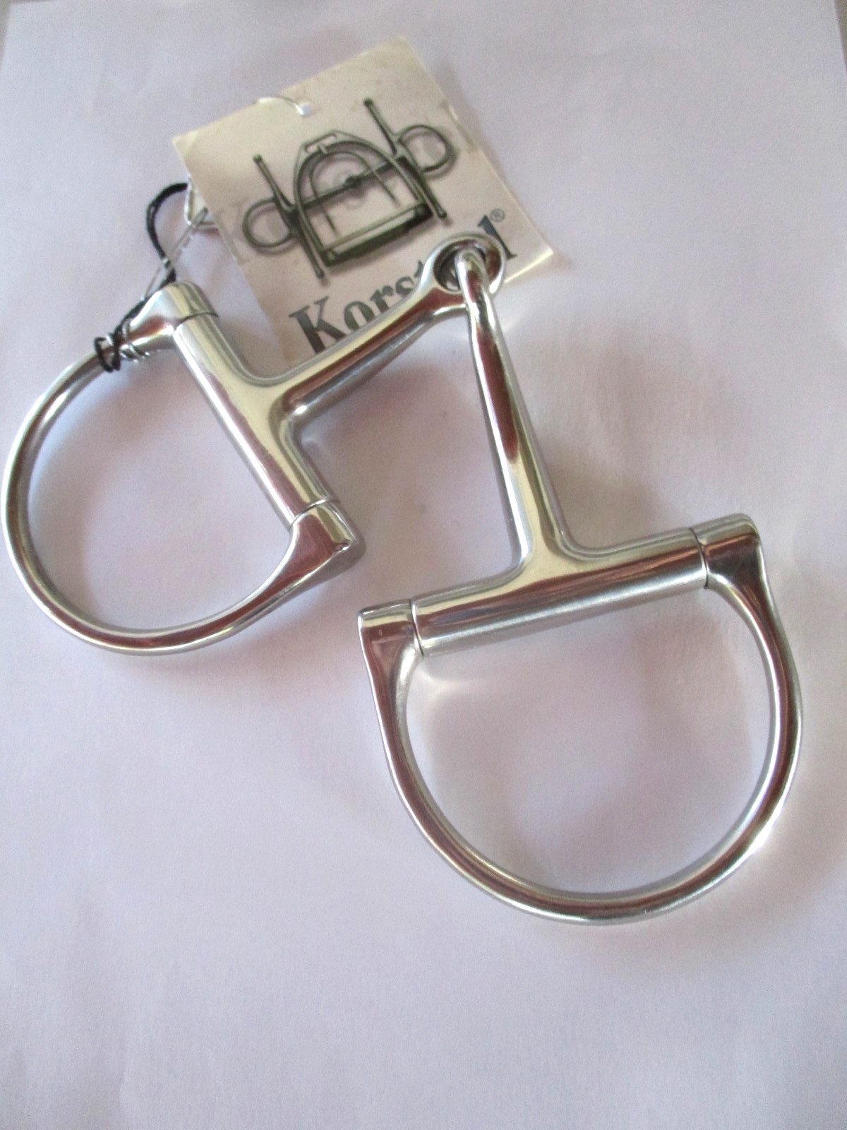 KORSTEEL REGULAR DEE 4.5" SNAFFLE BIT HORSE EQUESTRIAN 144730 NEW WITH TAGS NICE