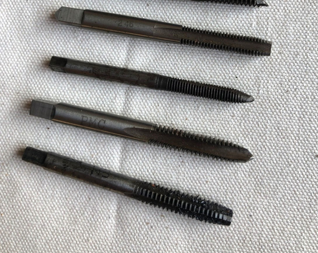 Lot of 6 Vintage -PMC Winter Threadwell -Thread Repair Hand Taps