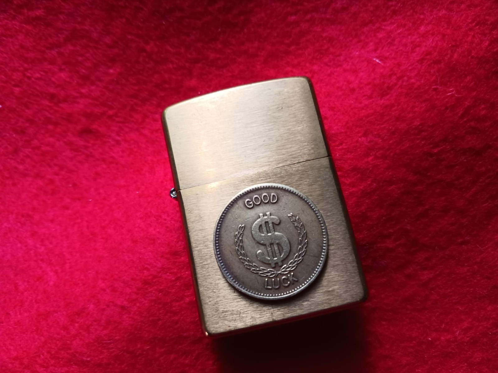 2003 Brass GOOD LUCK  Zippo  Lighter