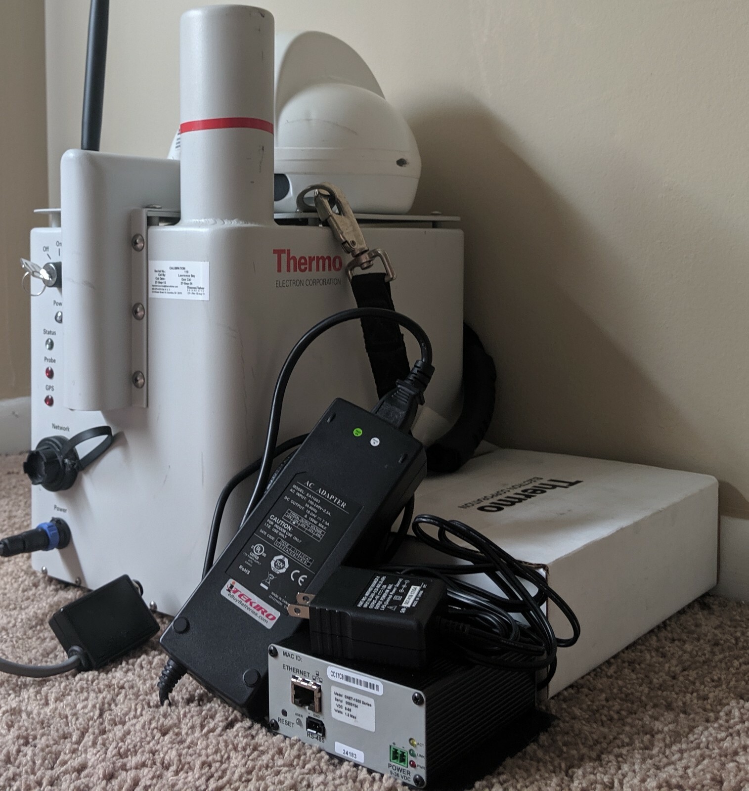 THERMO MATRIX ESP-1 ENVIRONMENTAL SATELLITE PROBE REMOTE RADIATION DETECTOR