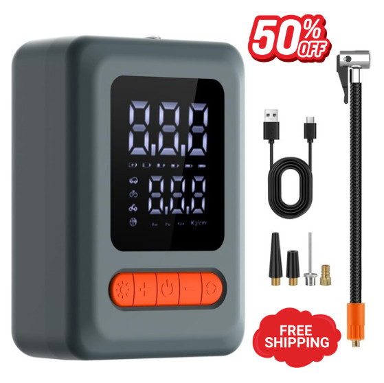 Tire Inflator Portable Air Compressor & Car Jump Starter (C9) FREE SHIPPING